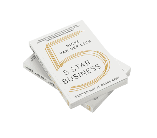 5 star business boek mockup