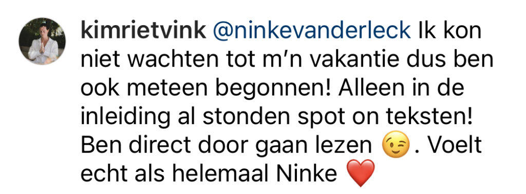 Ervaring Boek 5 Star Business - Ninke van der Leck